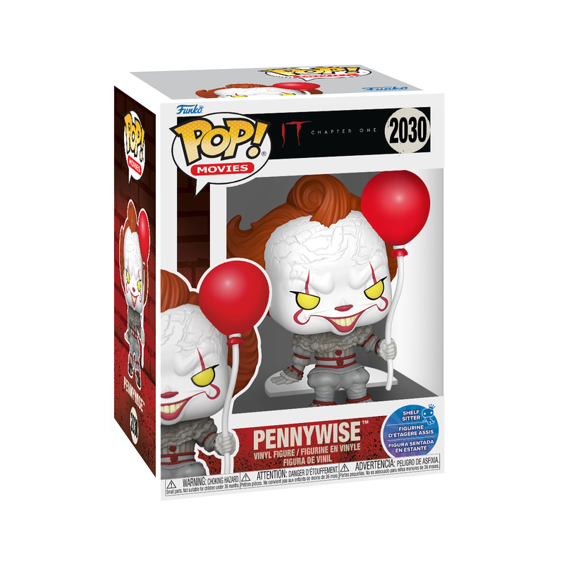Pop! Movies - IT - Pennywise with Balloon (Shelf Sitter)