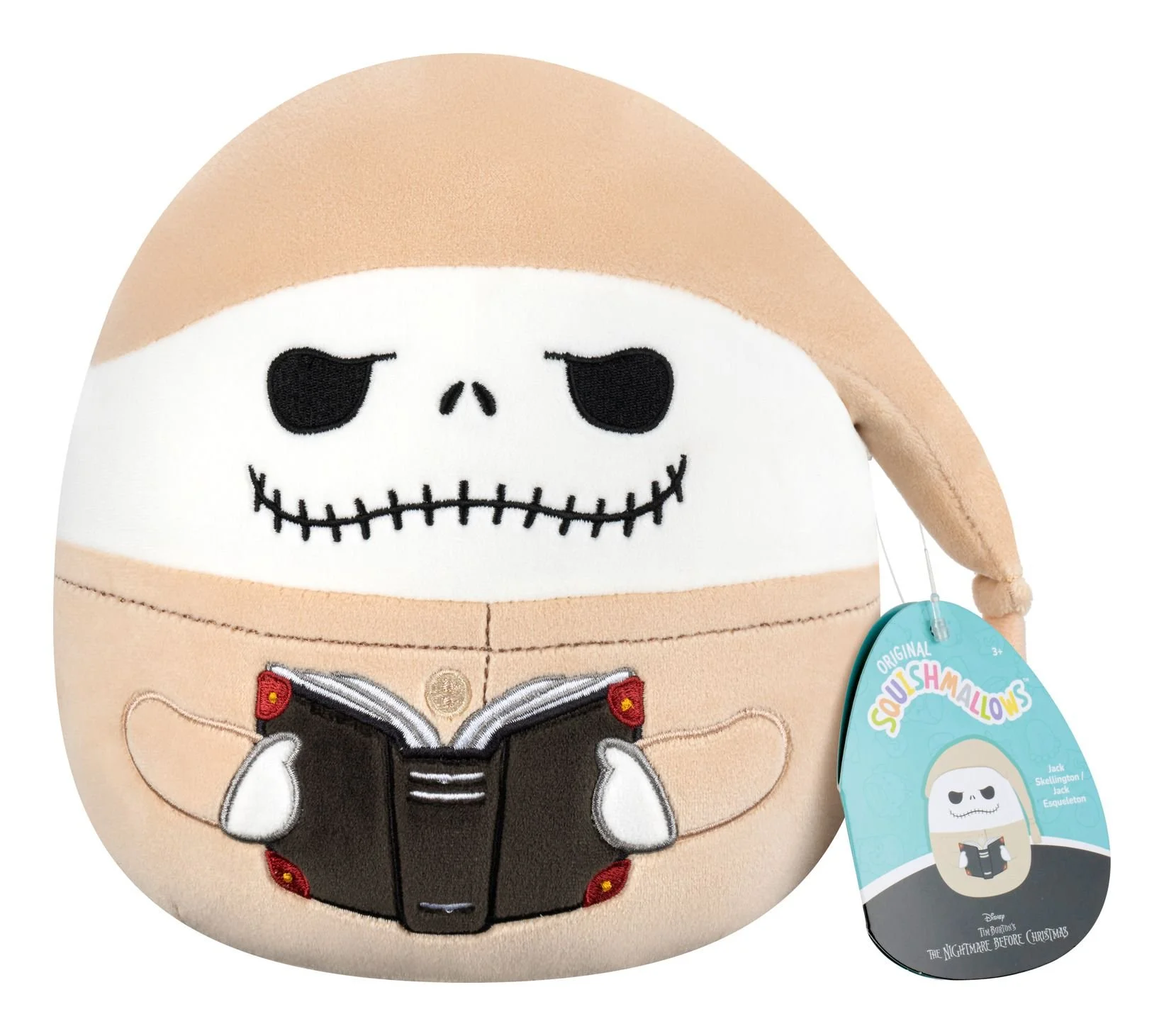 Squishmallows Disney The Nightmare Before Christmas 8" Plush - Jack in Pyjamas