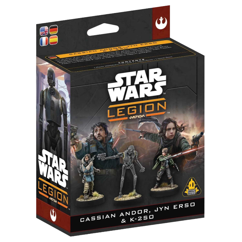 Star Wars: Legion - Cassian Andor, Jyn Erso & K-2SO