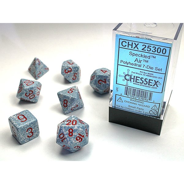 Chessex Speckled Polyhedral 7 Dice Set - Air