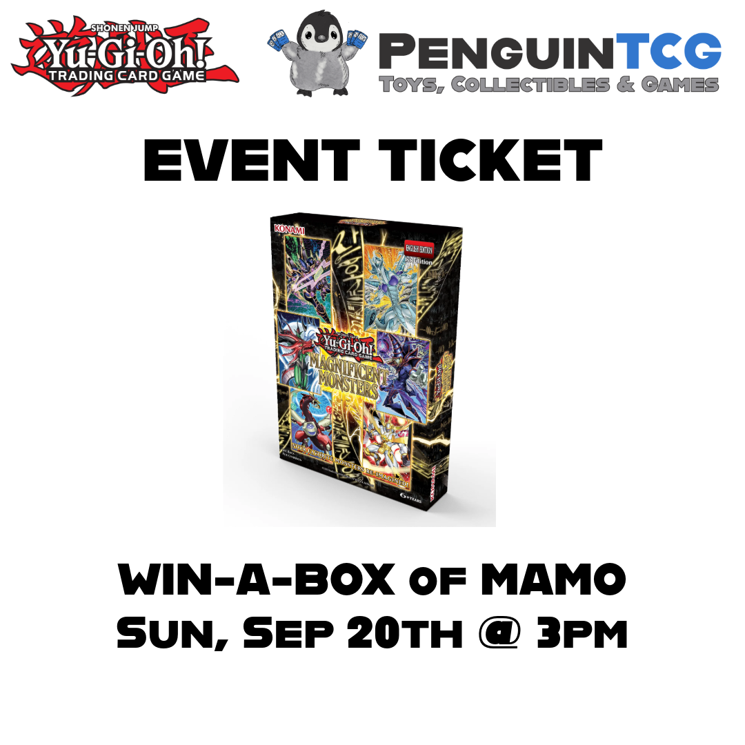[EVENT TICKET Sep 20th] WABOMAMO - Win-a-Box of Magnificent Monsters - Yu-Gi-Oh! @ PenguinTCG
