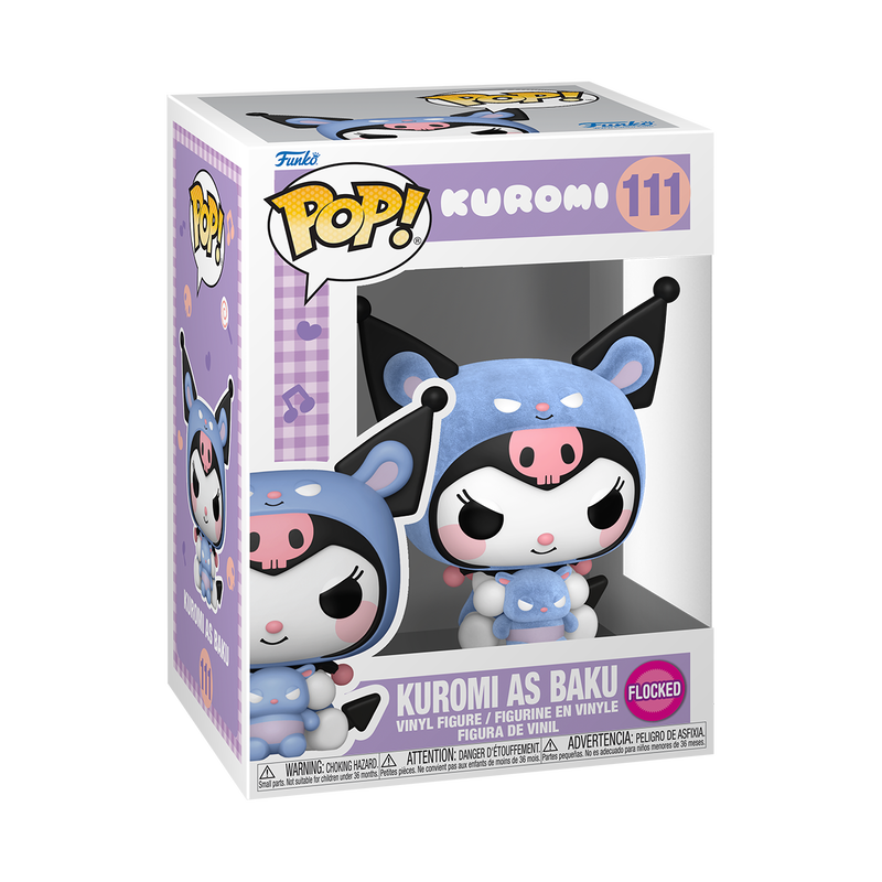 Pop! Sanrio - Kuromi as Baku (Flocked)