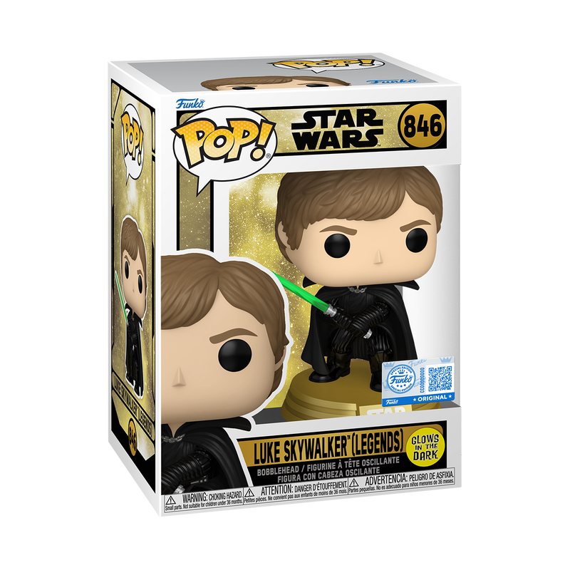 Pop! Star Wars - Luke Skywalker (Legends) [GLOW] [EXCLUSIVE]