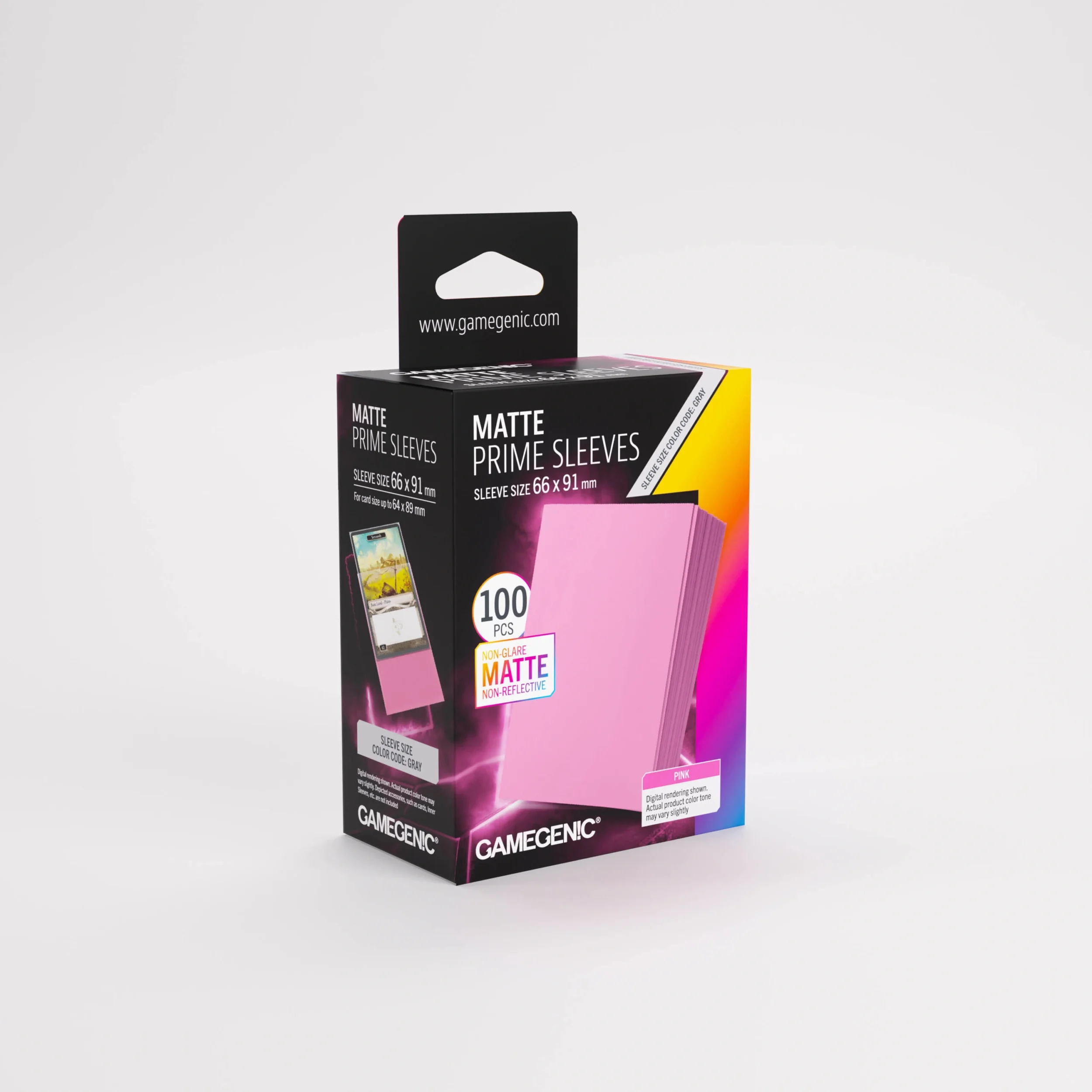 Gamegenic Matte Prime Sleeves Pink.webp