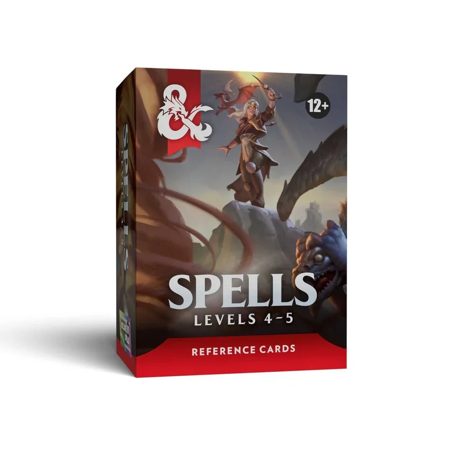 Dungeons & Dragons Reference Cards - Spells Levels 4-5