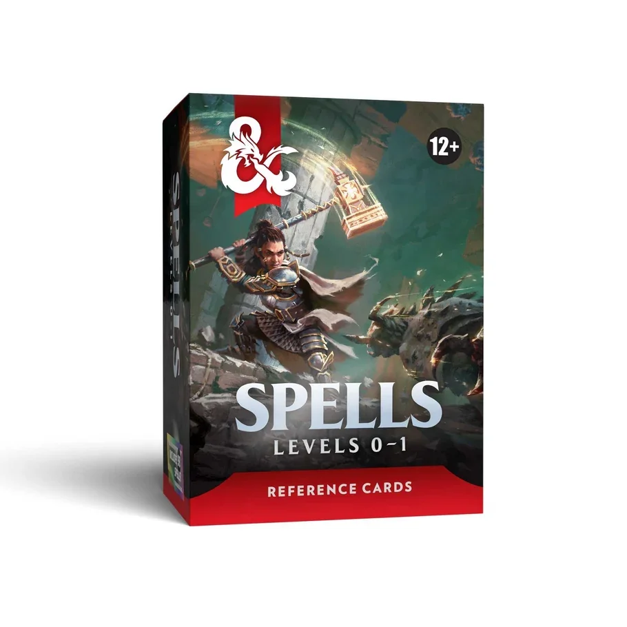 Dungeons & Dragons Reference Cards Spells Levels 0-1.webp