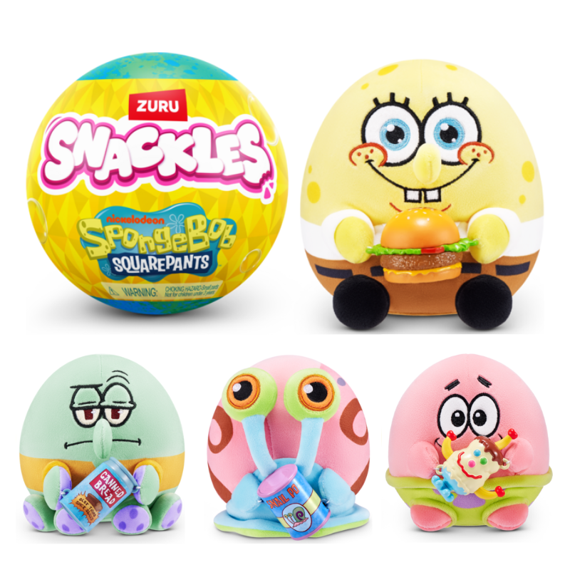 Snackles 5in Plush - SpongeBob SquarePants [Blind Box]