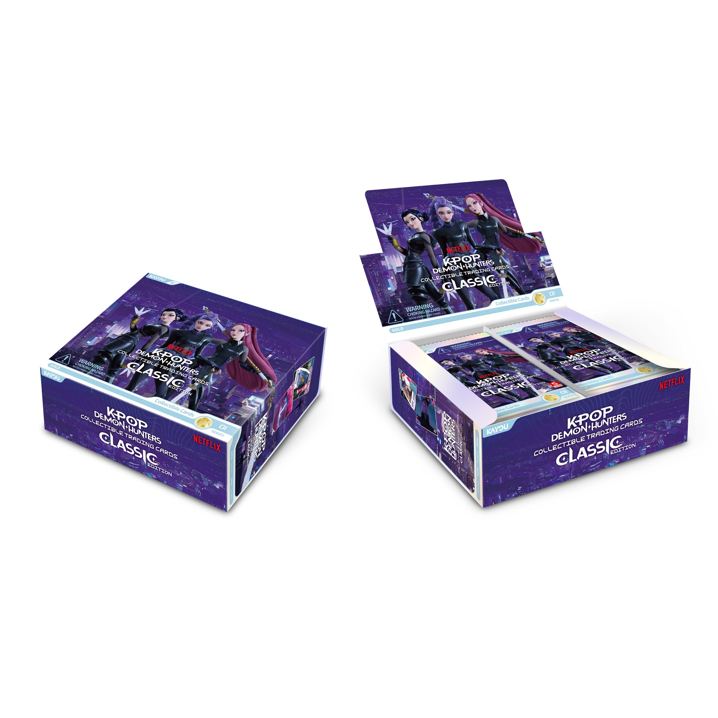 KPop Demon Hunters Collectible Trading Cards - Classic Edition Booster Box (EMEA Version)