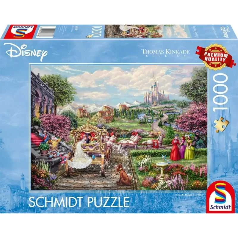 Thomas Kinkade Disney Cinderella Happily Ever After 1000pc Jigsaw Puzzle.jpg