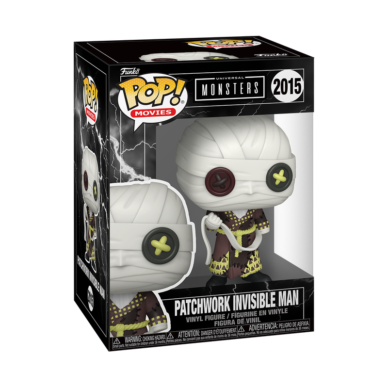 Pop! Movies - Universal Monsters - Patchwork Invisible Man