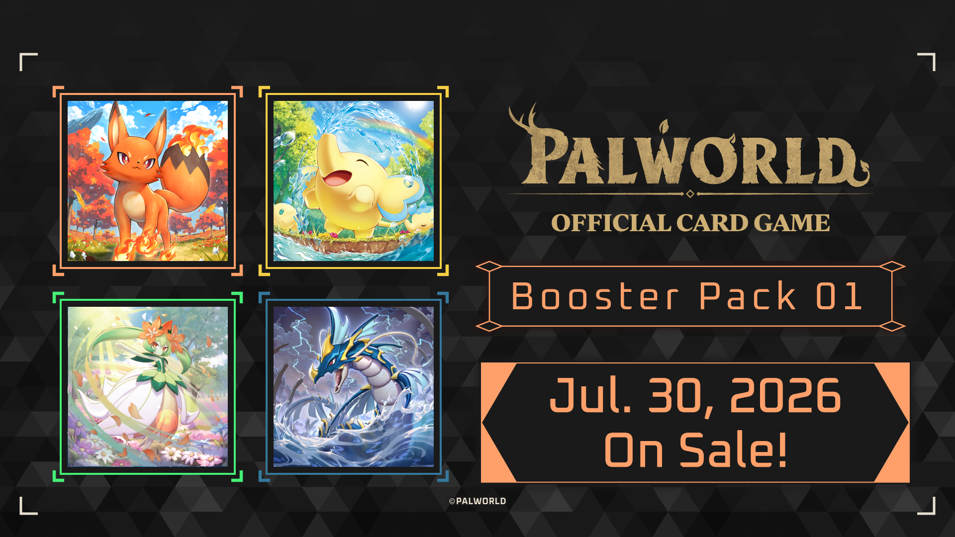 Palworld Official Card Game - Dawn of Palpagos - Booster Box