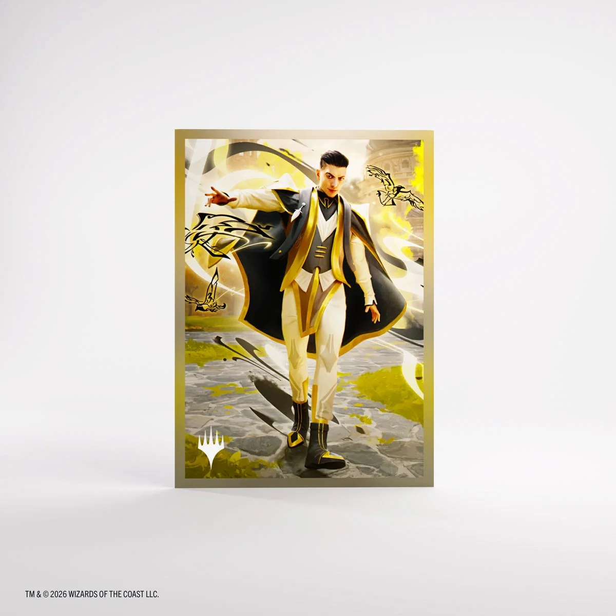 Magic the Gathering Secrets of Strixhaven Premium Art Sleeves Killian Decisive Mentor.webp