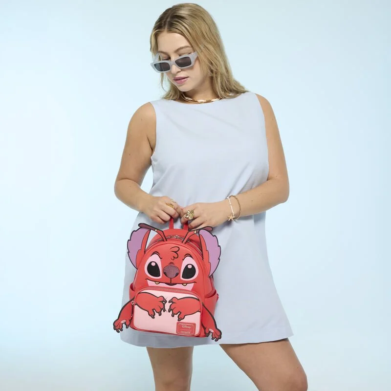 Loungefly Disney Lilo & Stitch Leroy Cosplay Mini Backpack Model.jpg