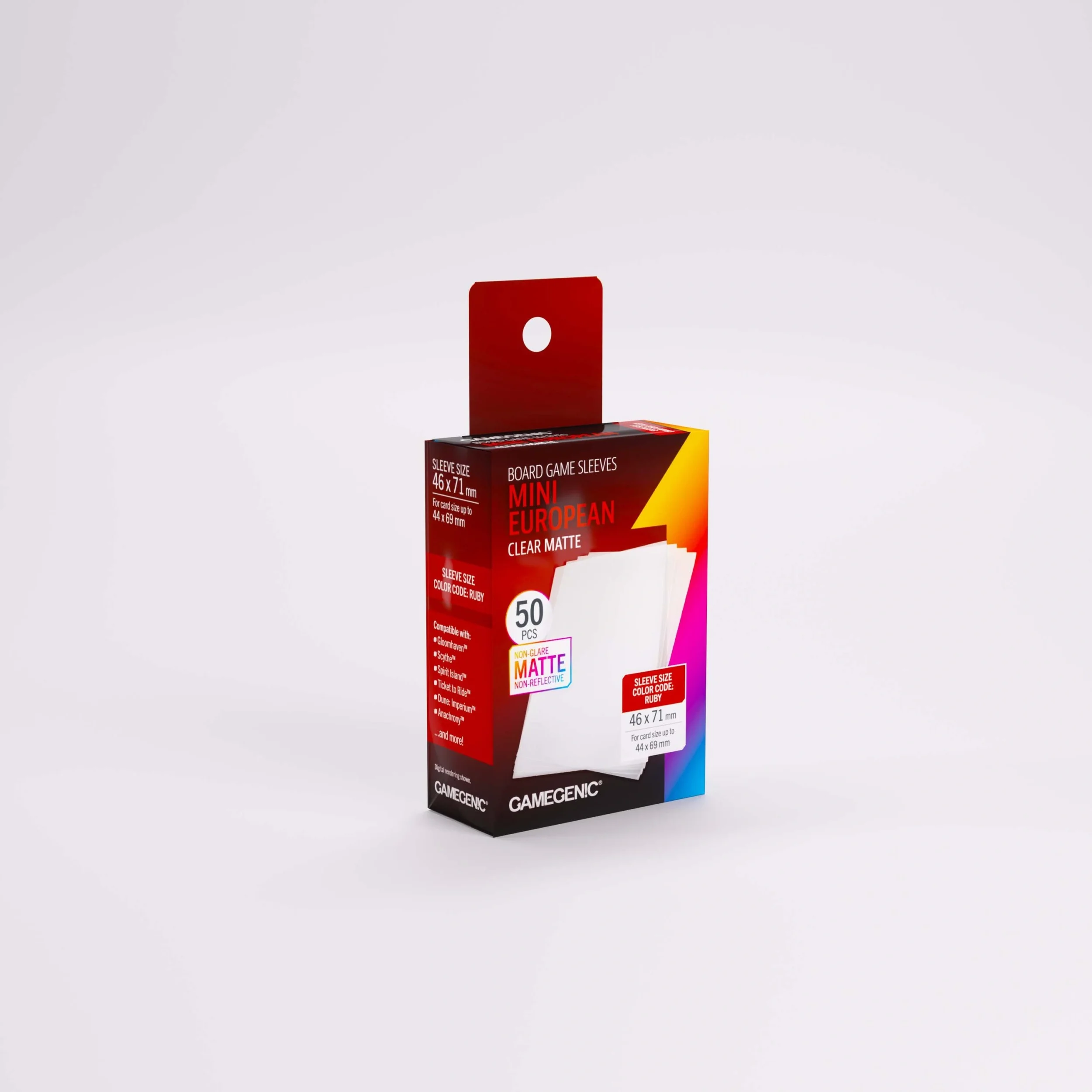 Gamegenic Board Game Sleeves Matte Mini European.webp