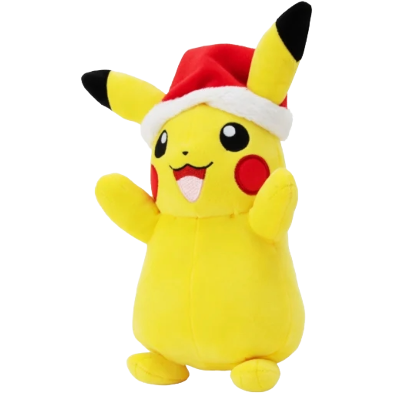 Pokemon 8" Plush - Pikachu (Santa Hat)