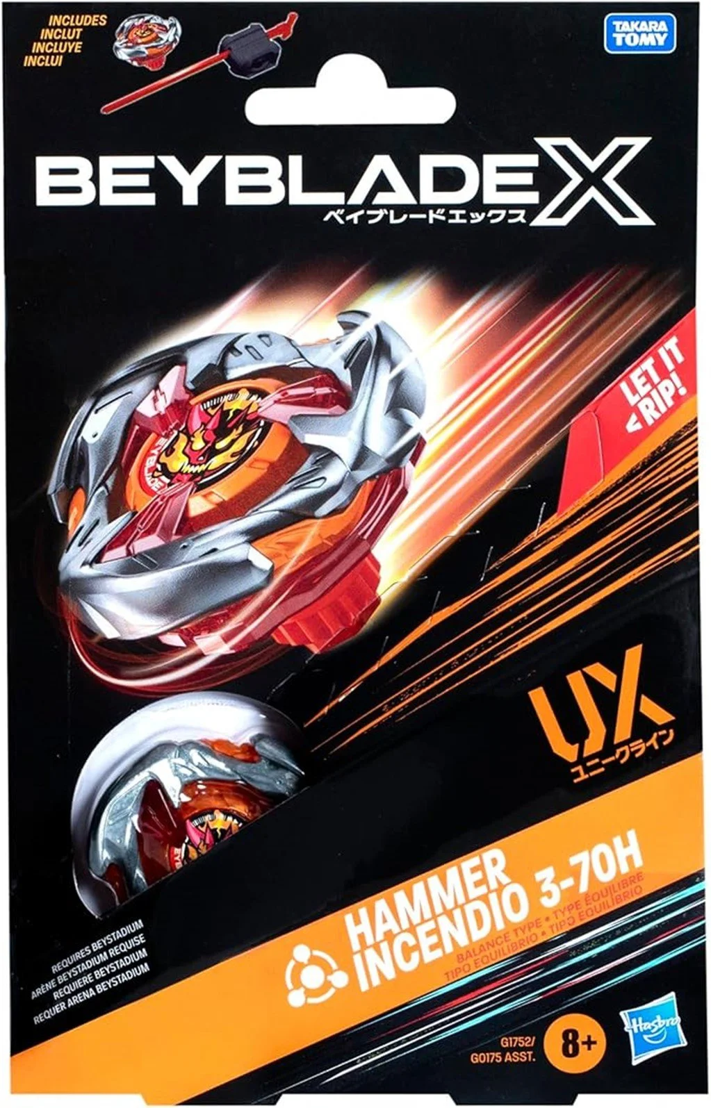 Beyblade X Hammer Incendio 3-70H Starter Pack