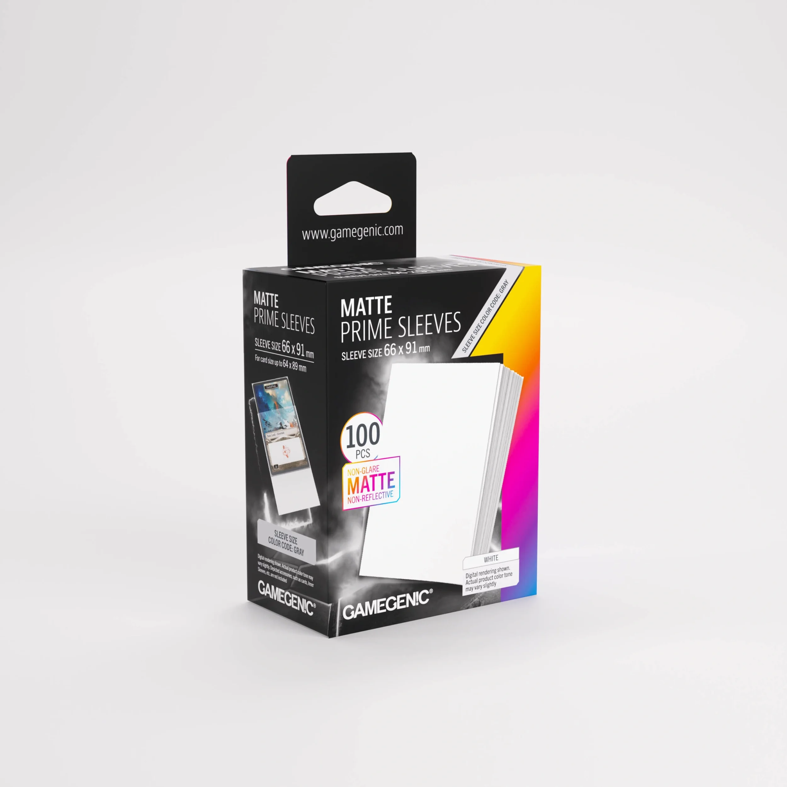 Gamegenic Matte Prime Sleeves White.webp