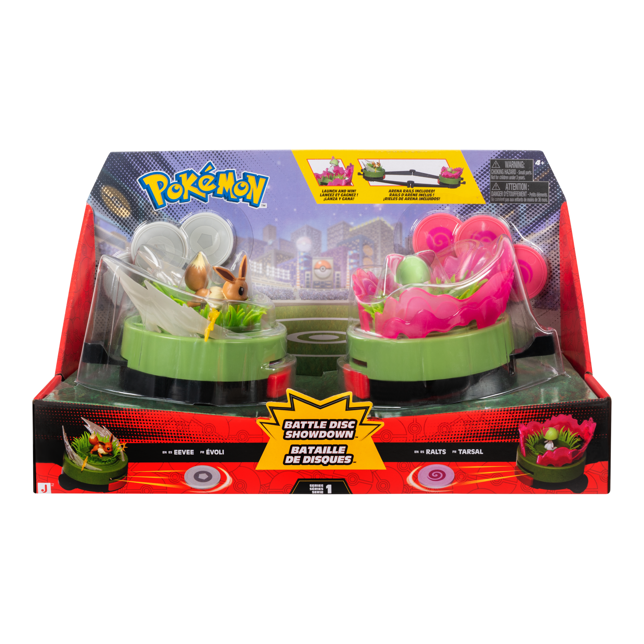 Pokemon Battle Disc Showdown Eevee vs Ralts.png