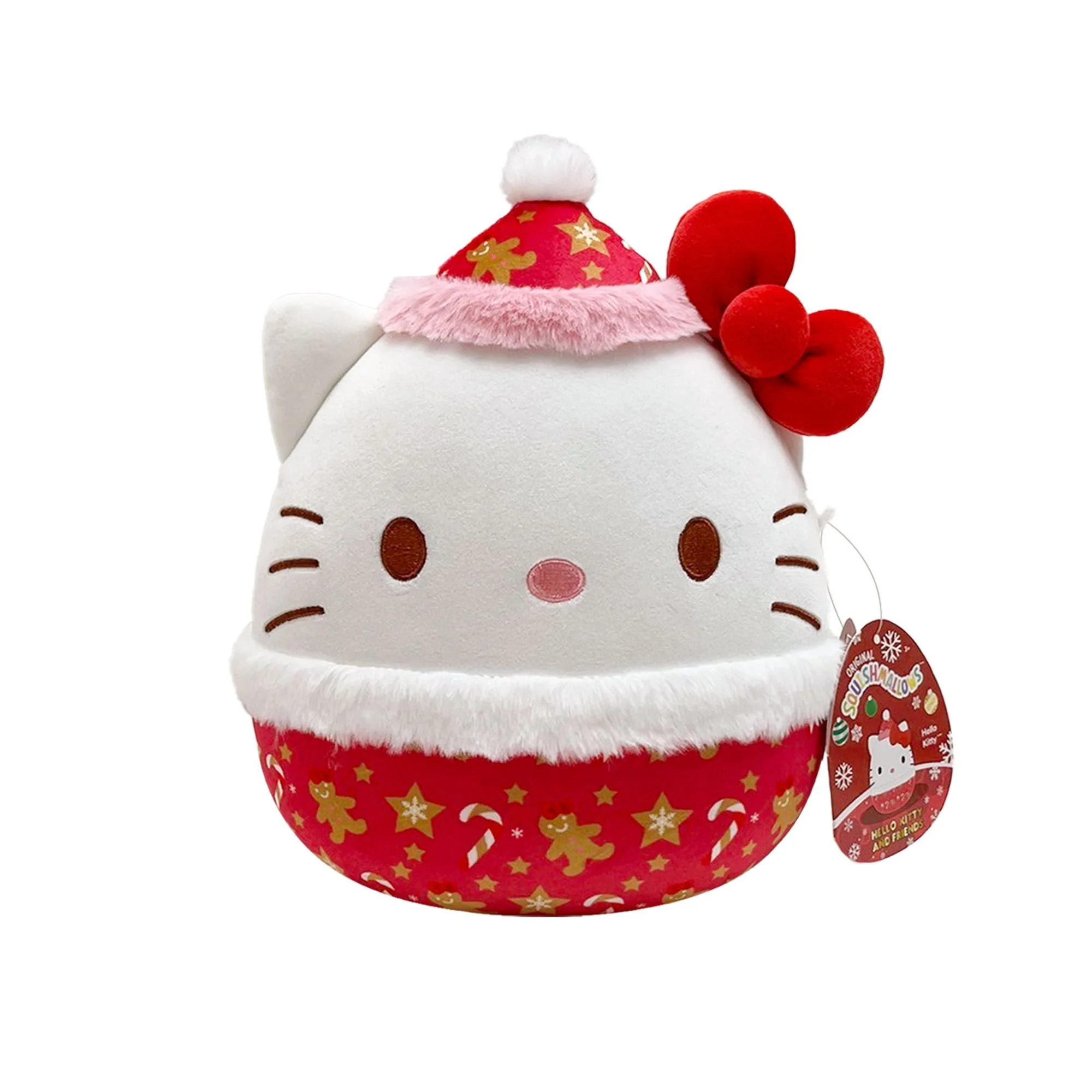 Squishmallows Sanrio 8" Plush - Hello Kitty (Holiday)