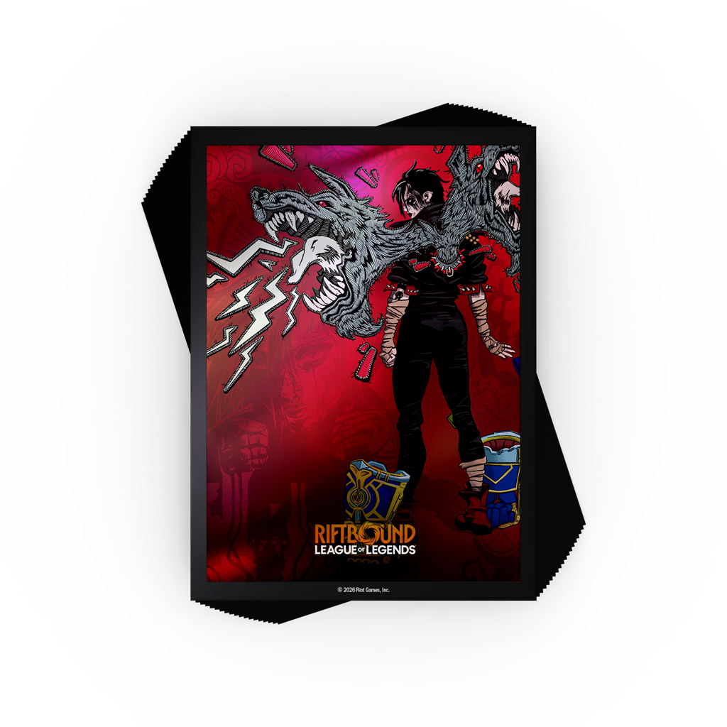 Riftbound: League of Legends TCG - Unleashed Art Sleeves (100) - Vi, Piltover Enforcer
