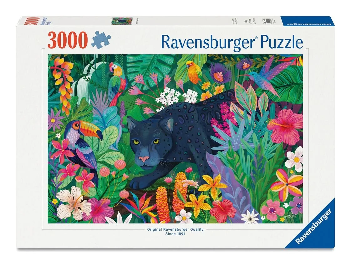 Panther in Flower Jungle (3000pc)