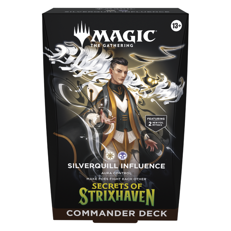 Magic: The Gathering - Secrets of Strixhaven - Silverquill Influence Commander Deck