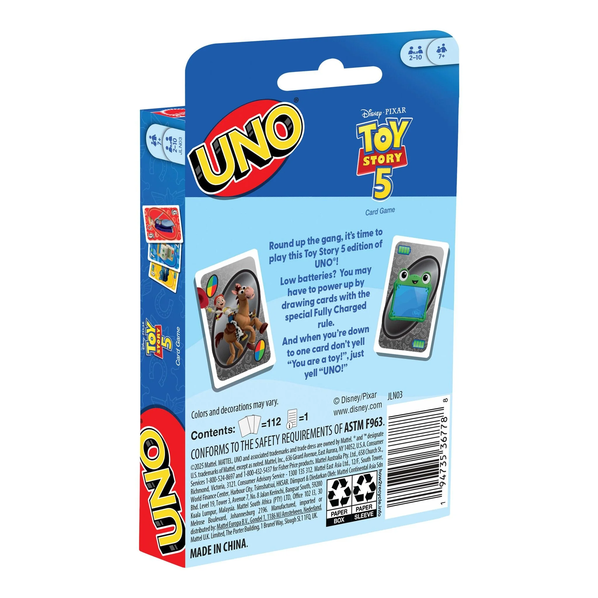 Uno Disney Pixar Toy Story 5 Back.jpg