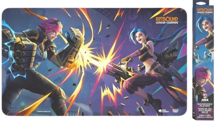 Riftbound Playmat Vi vs Jinx.webp