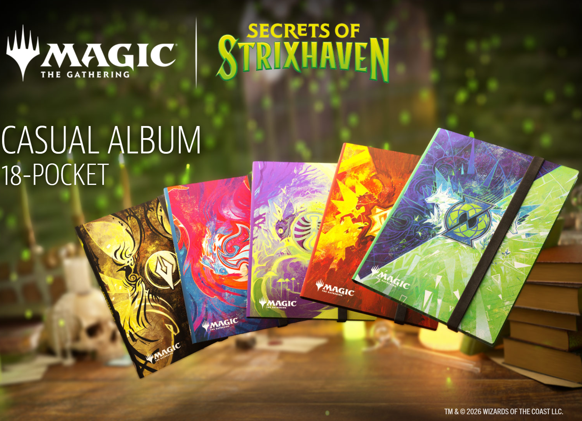 Gamegenic x Magic: The Gathering - Secrets of Strixhaven - Casual Album 18-Pocket