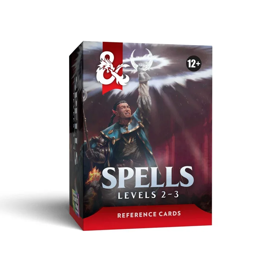 Dungeons & Dragons Reference Cards Spells Levels 2-3.webp