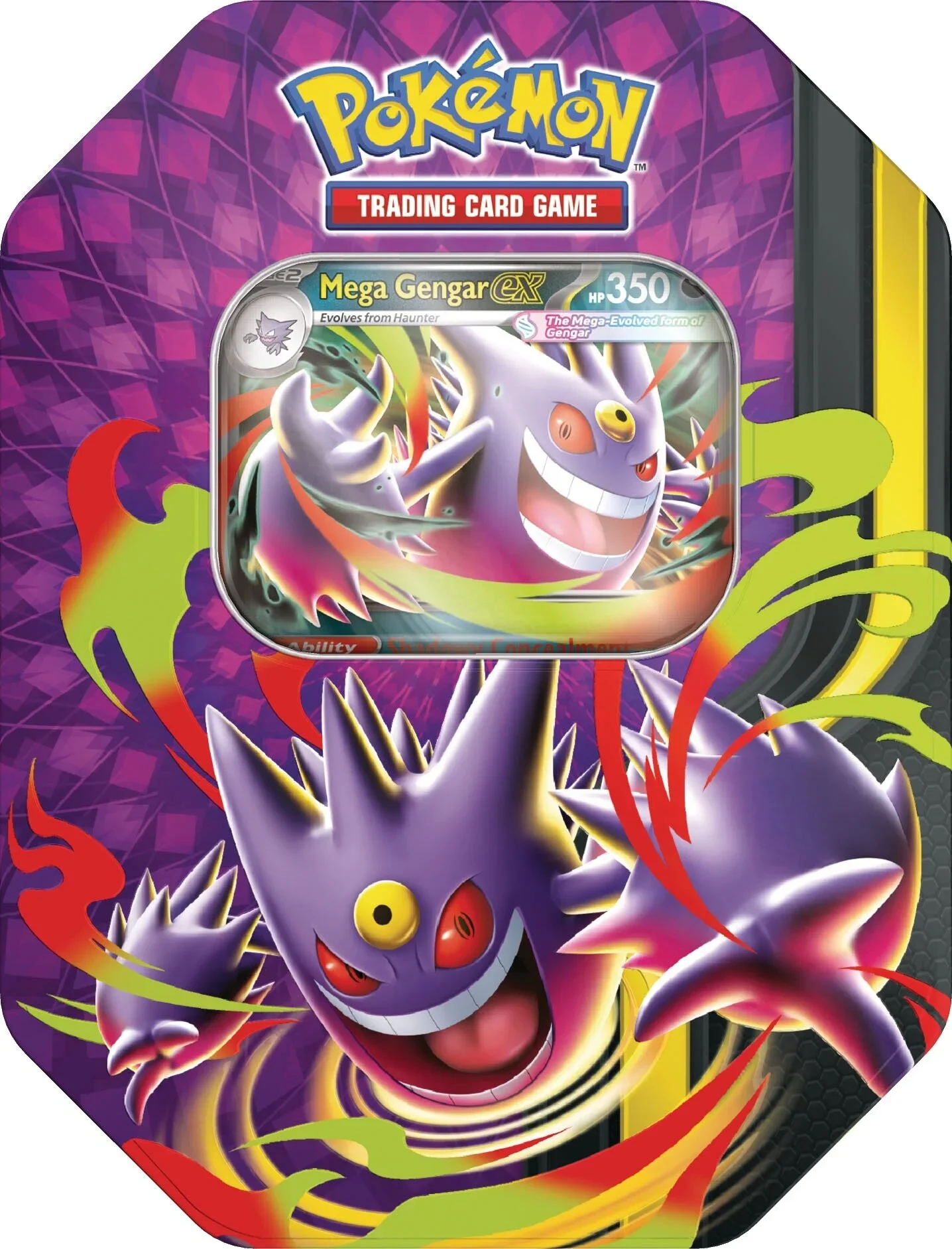 Pokemon TCG - Mega Moonlit Tin - Mega Gengar ex [MAX. 1 PER CUSTOMER]