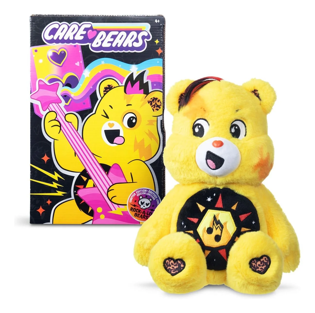 Care Bears Rock-A-Lot Funshine Bear 14" Plush
