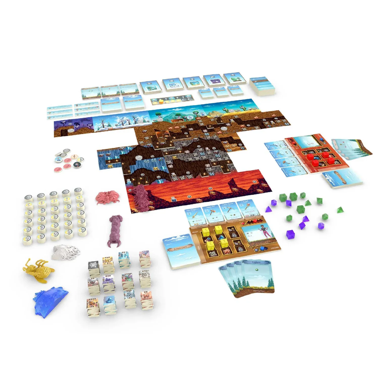 Terraria The Board Game Contents.webp