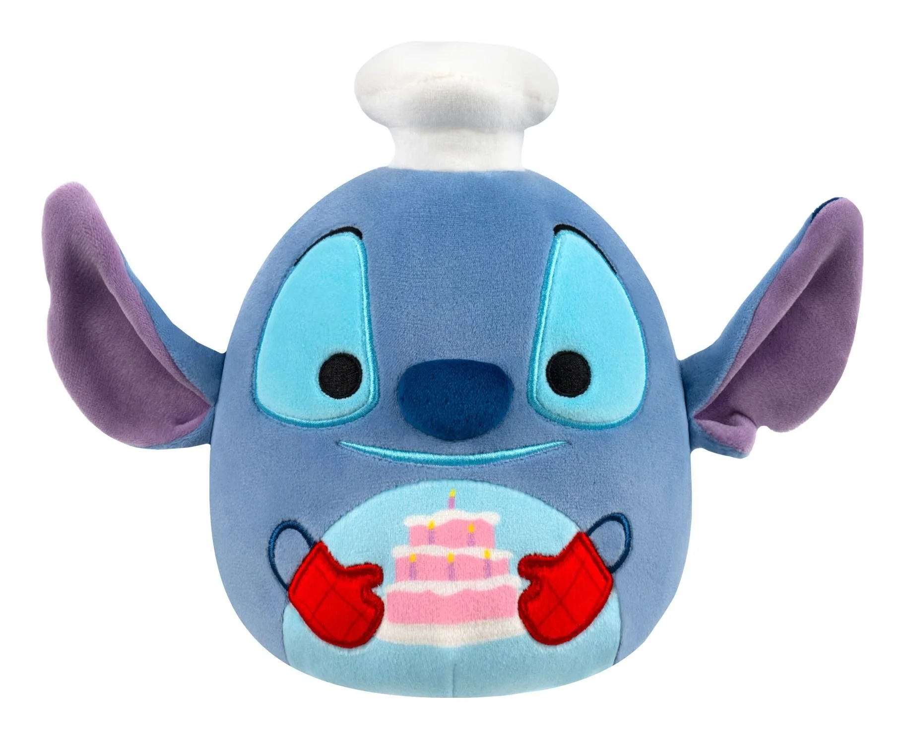Squishmallows Disney Lilo and Stitch 8" Plush - Chef Stitch with Cake