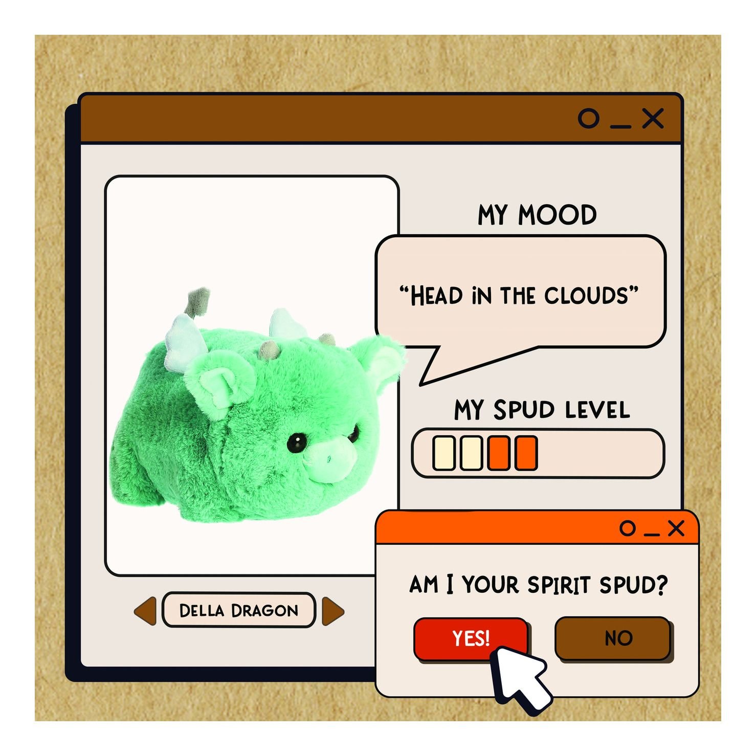 Spudsters 10 inch Della Dragon Personality.jpg