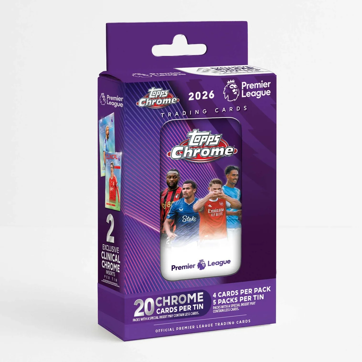 Topps Chrome Premier League 2026 Tin