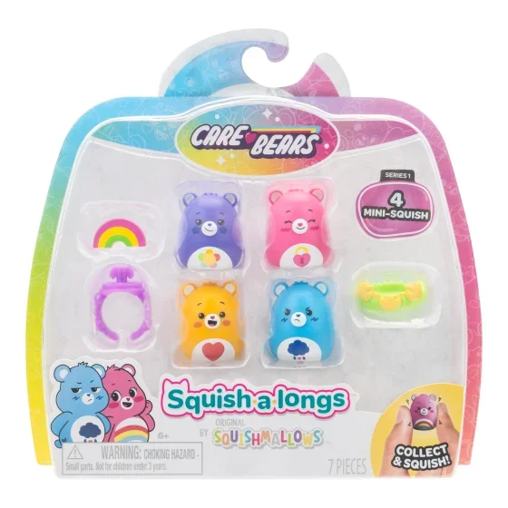 Squish-a-longs Care Bears 4-Pack Series 1 (Style 2)