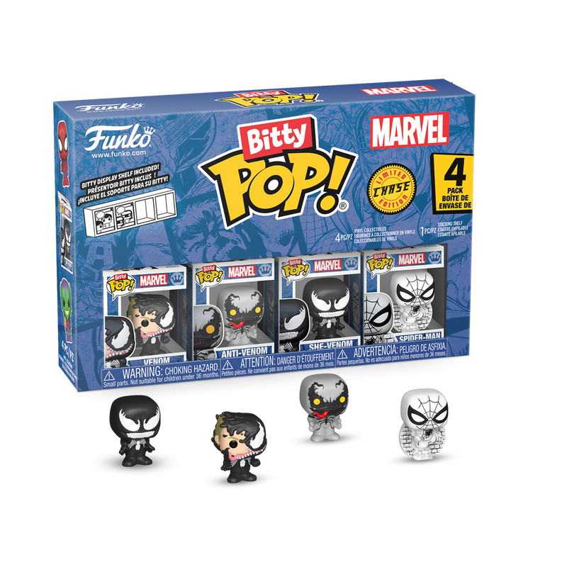 Bitty Pop! Spider-Man - 4-Pack Series 3