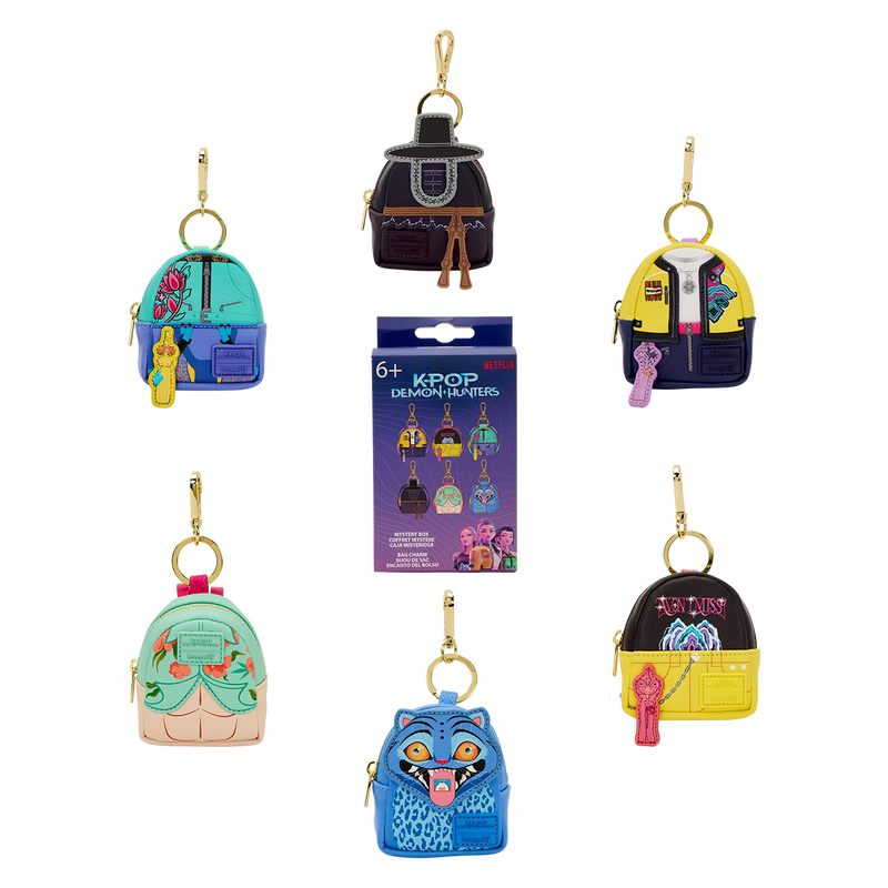Loungefly - KPop Demon Hunters Cosplay Mystery Mini Backpack Keychain Charm [BLIND BOX]