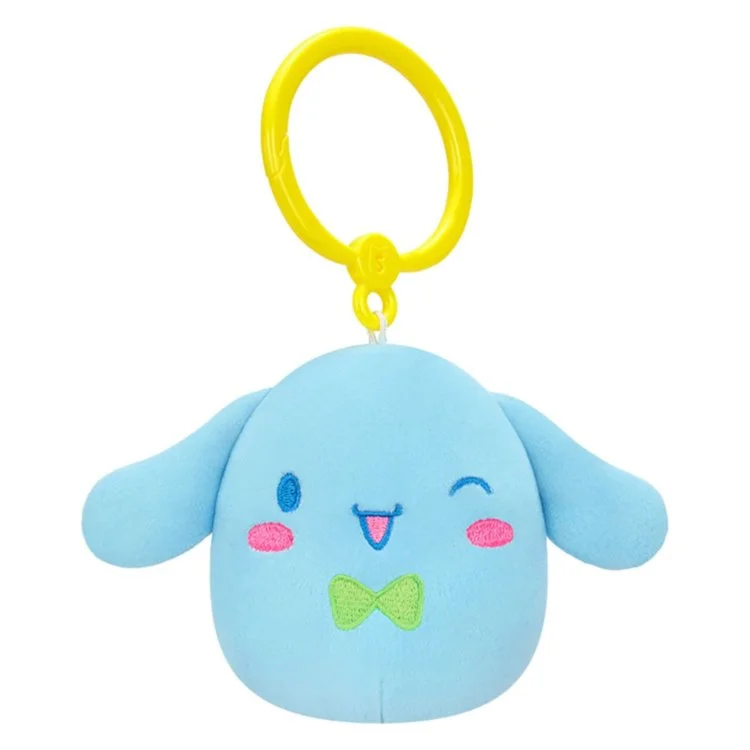 Squishmallows Sanrio 3.5in Clip-On Plush Cinnamoroll Neon
