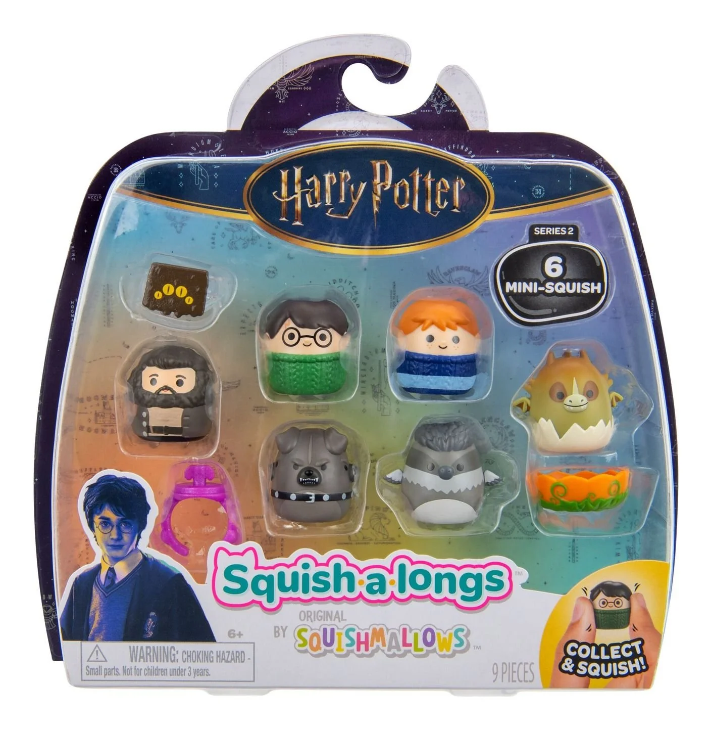 Squish-a-longs Harry Potter 6-Pack Series 2 (Style 1)