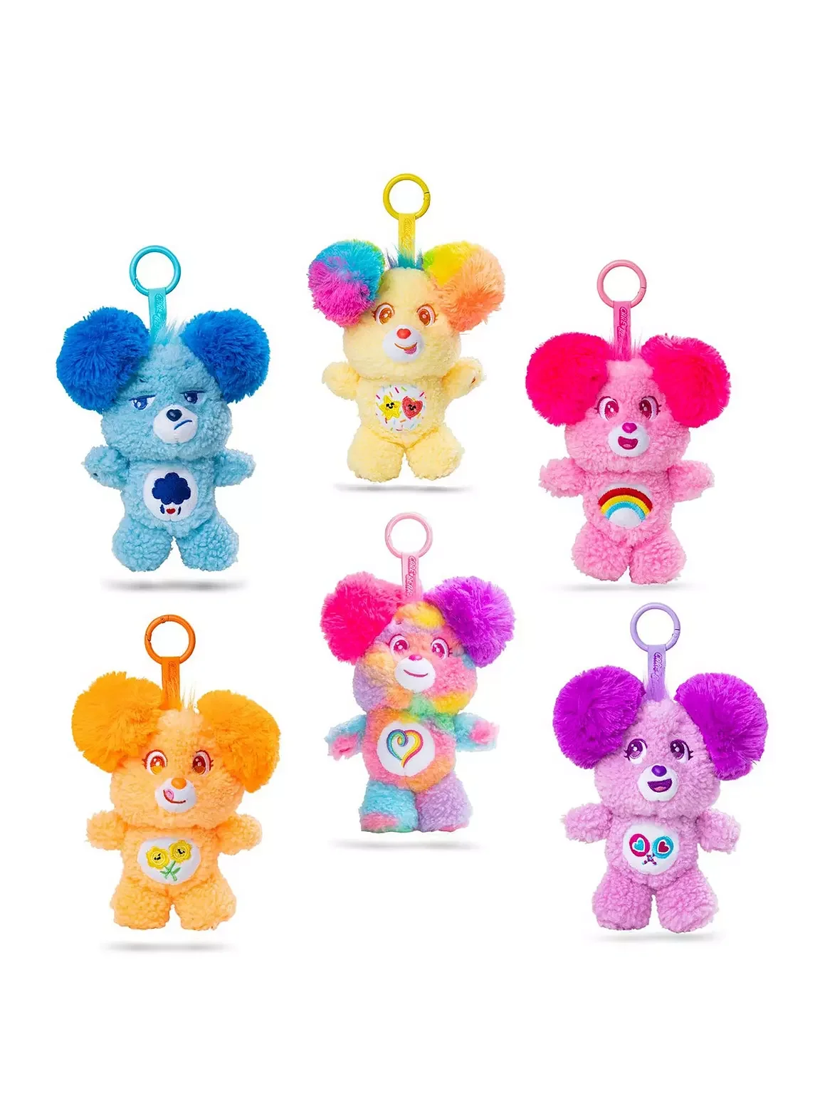 Care Bears Sugar Cuties Plush Dangler Assorted.webp