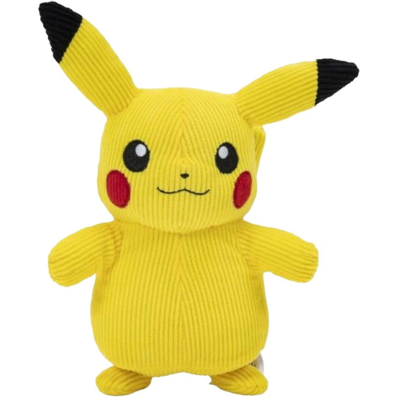 Pokemon 8" Corduroy Plush - Pikachu