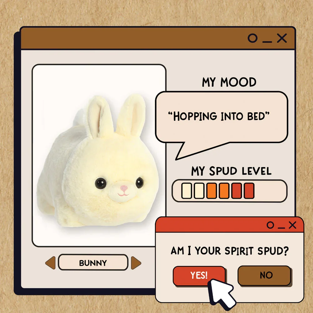 Spudsters 10 inch Bunny Personality.webp