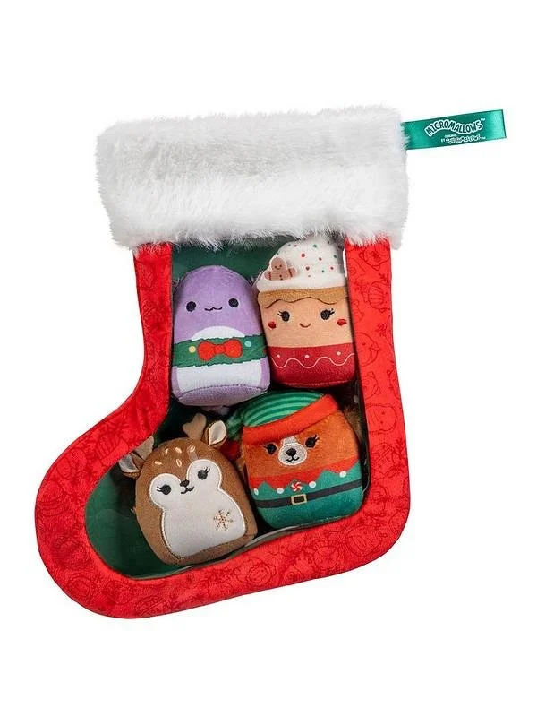 Squishmallows Micromallows 2.5" Plush Holiday Stocking