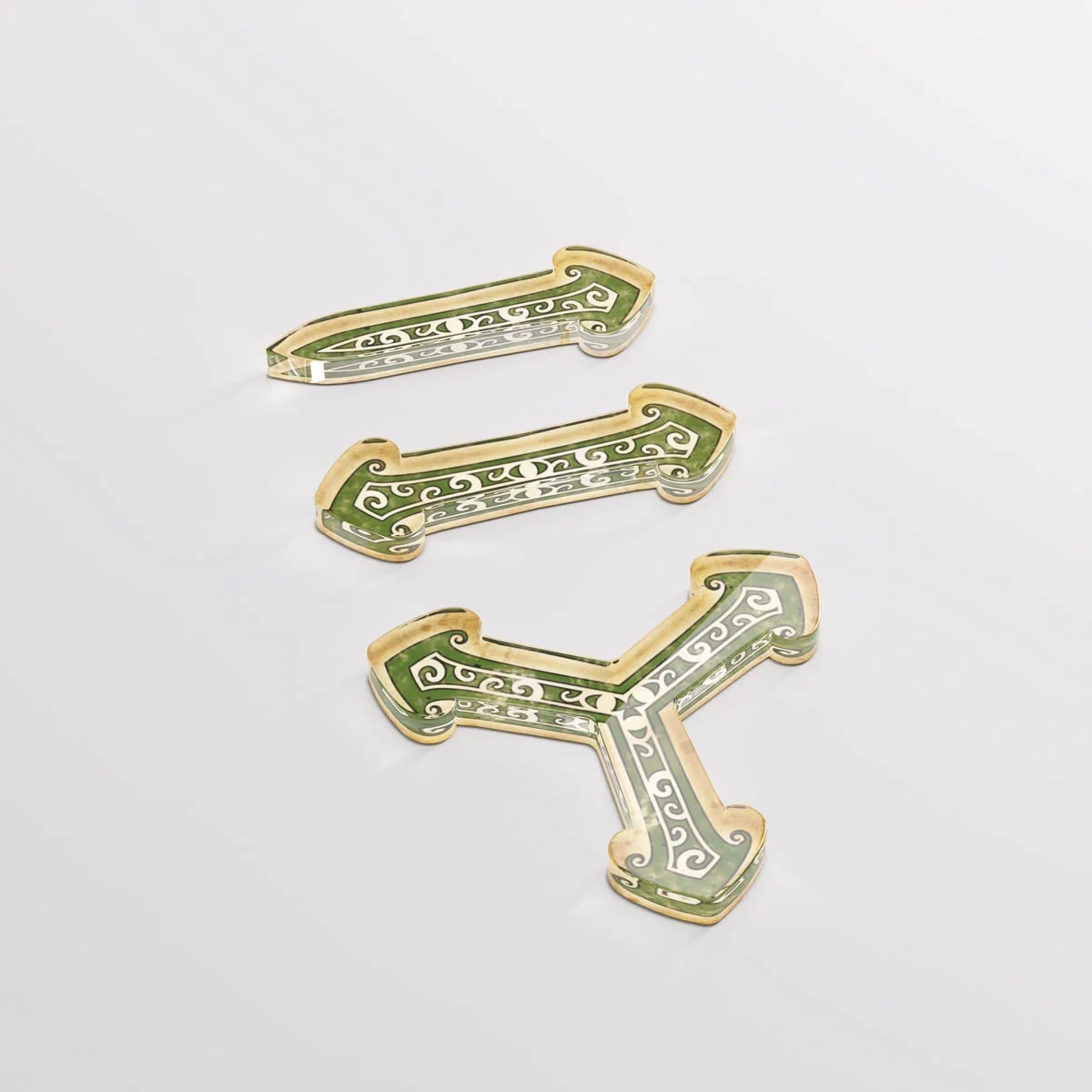 Gamegenic Arkham Horror Premium Connector Tokens.webp
