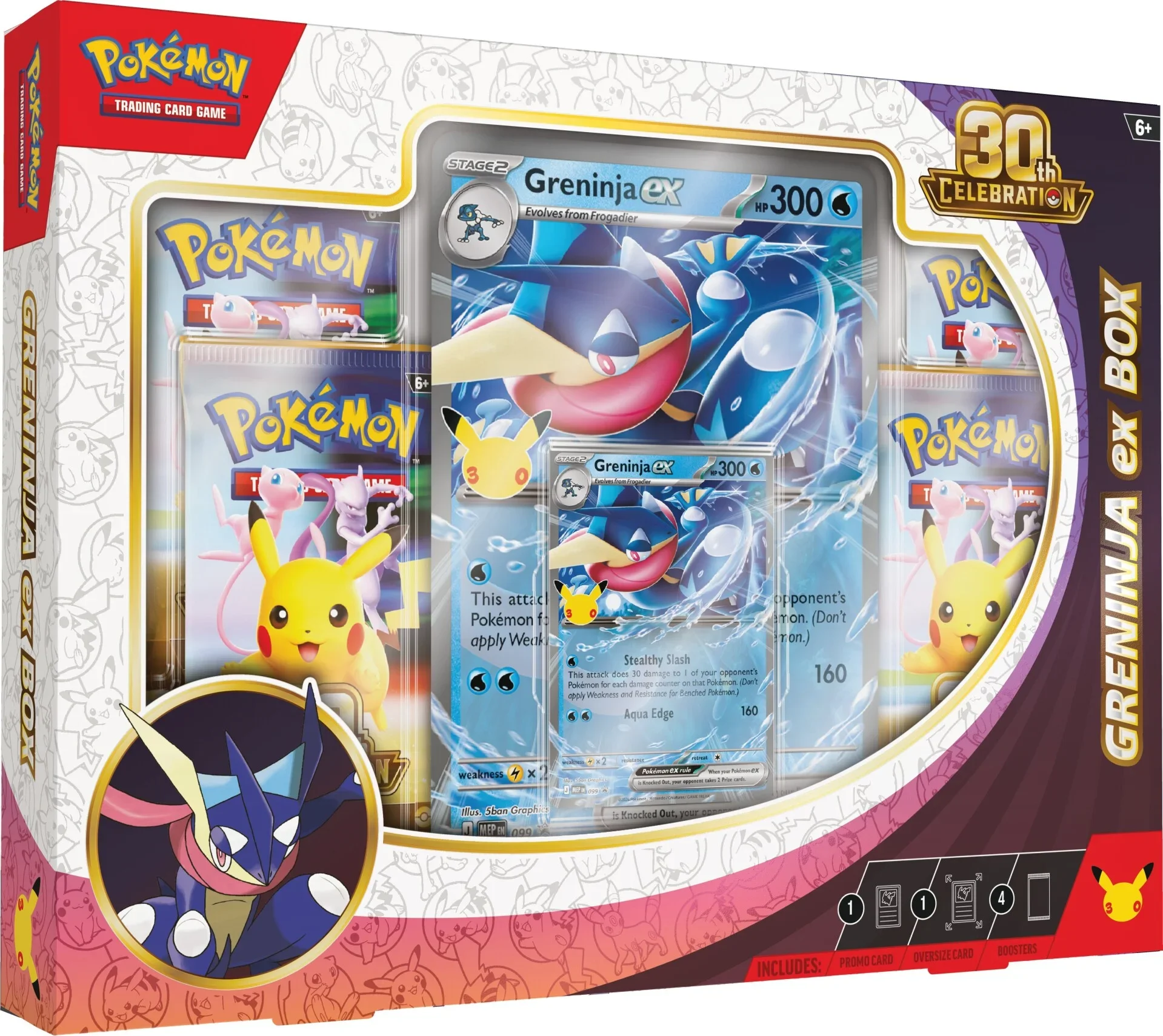 Pokemon TCG: 30th Celebration - Greninja ex Box