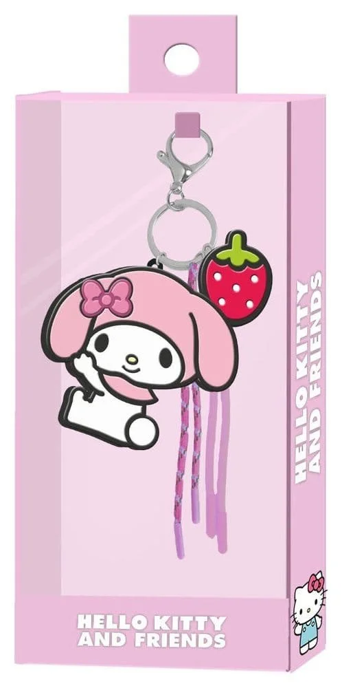Sanrio Charm Keyring - My Melody Face