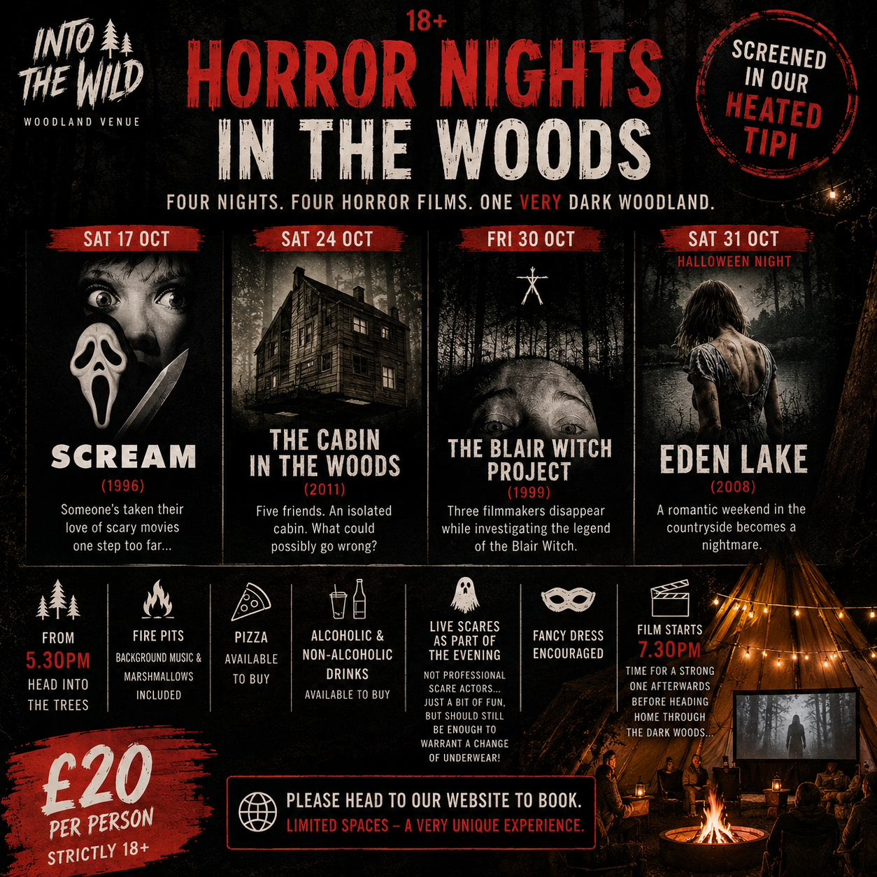 HORROR FILM INTO THE WILD