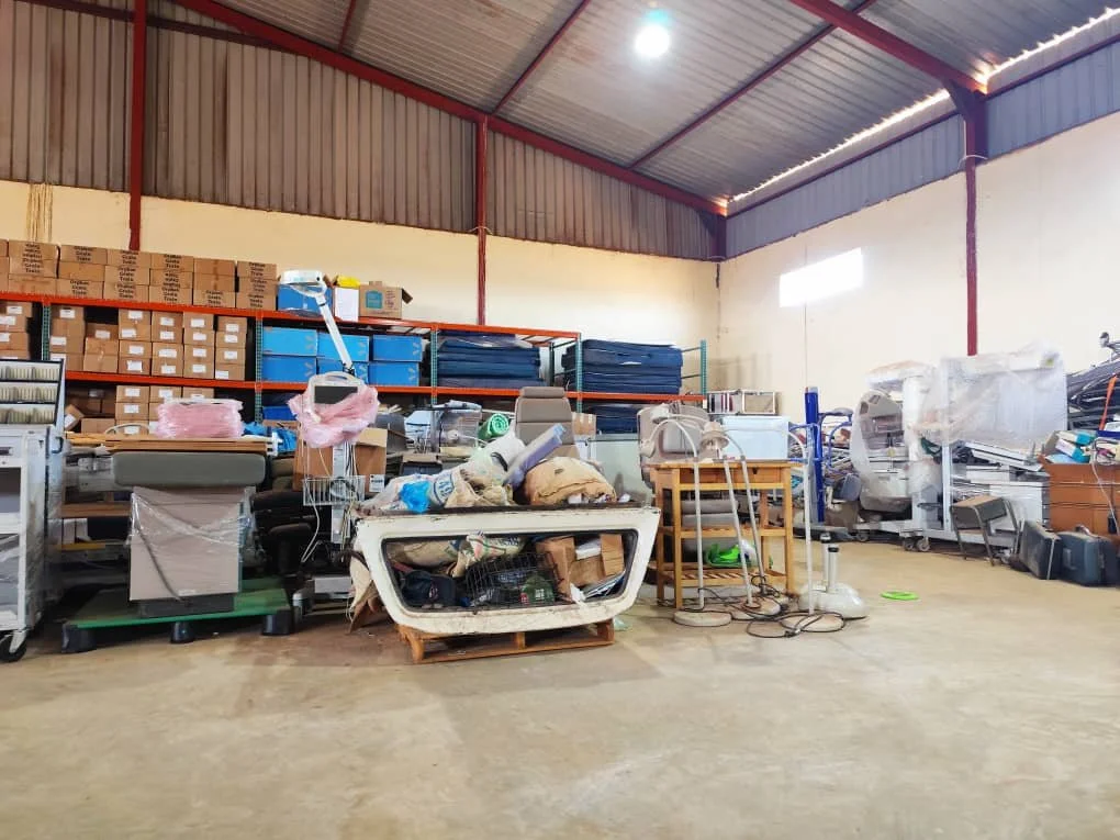 USD1MILLION worth of equipment donated by Malawi Project arrives in Lilongwe.